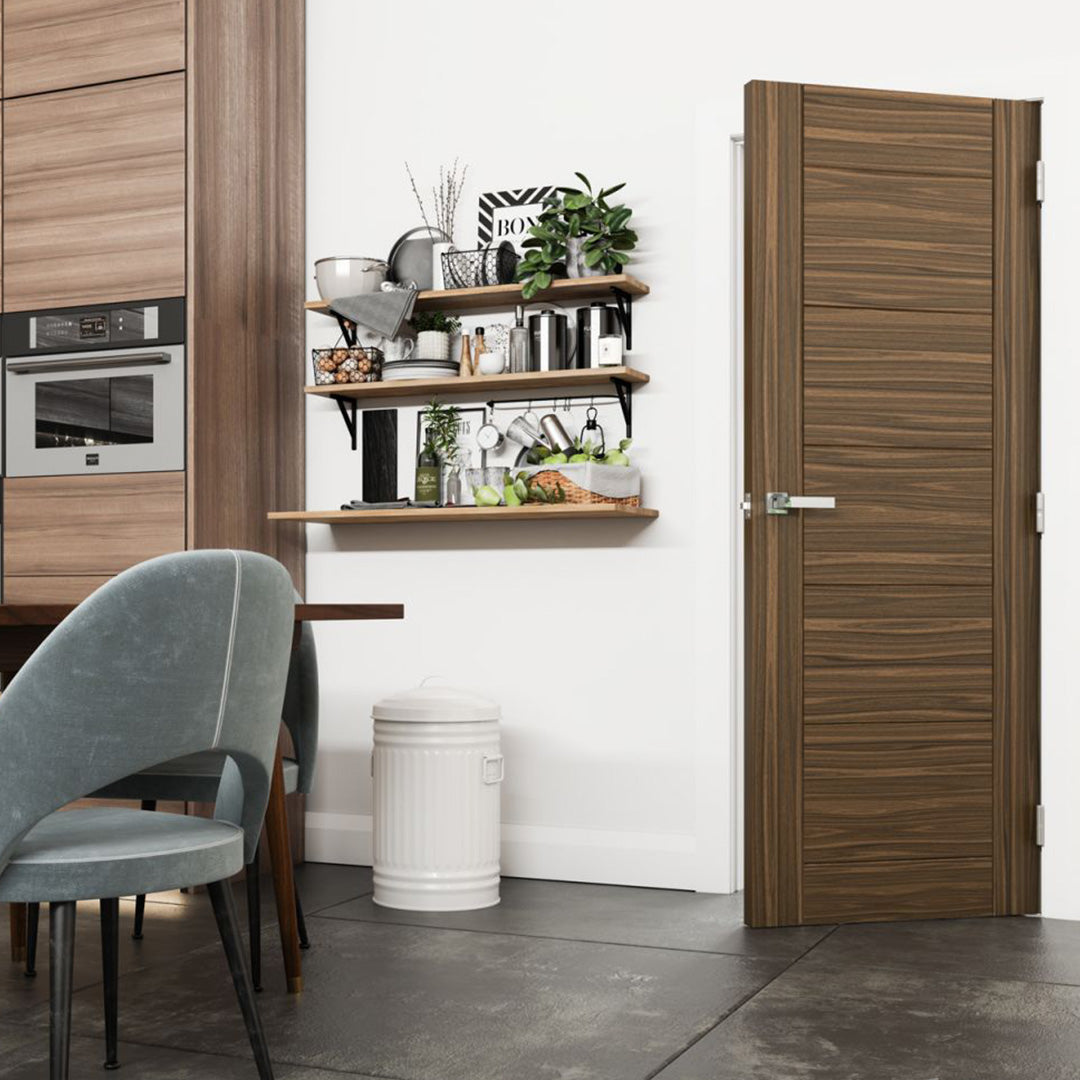 Internal Door Solid Wood Classic Walnut - ZVM109, Interior Door