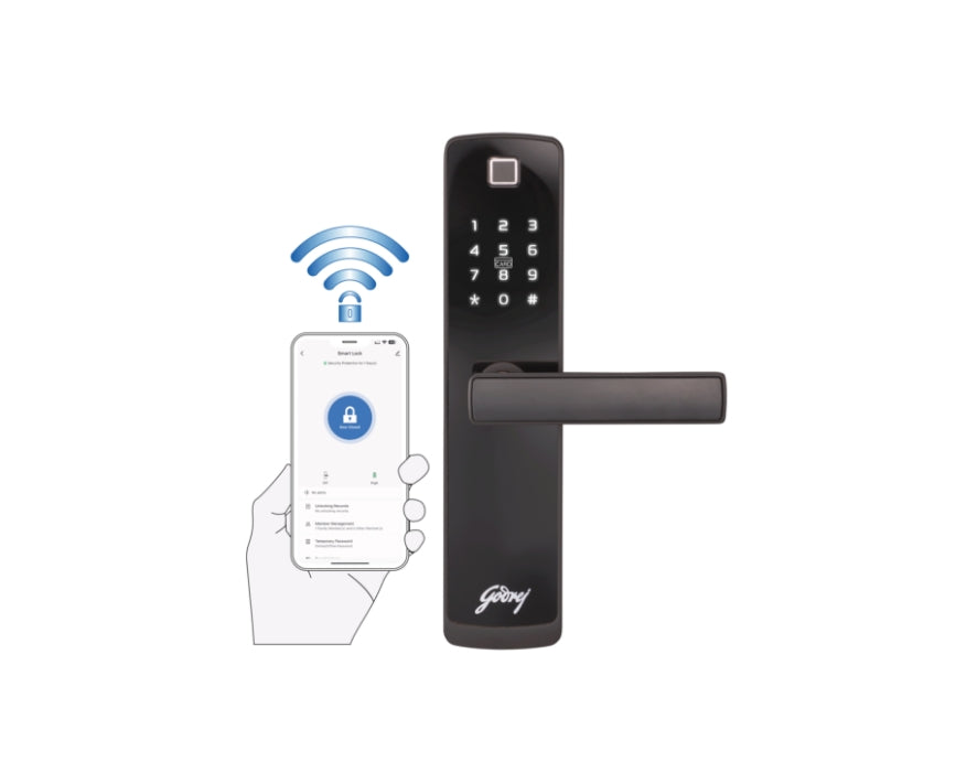 CATUS CONNECT Smart WiFi Fingerprint Door Lock | 5-in-1 Access